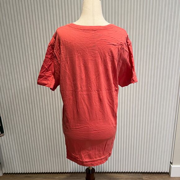 PATAGONIA Men's Fitz Roy Scope Organic T-Shirt Size M In Spiced Coral Red - Picture 4 of 9